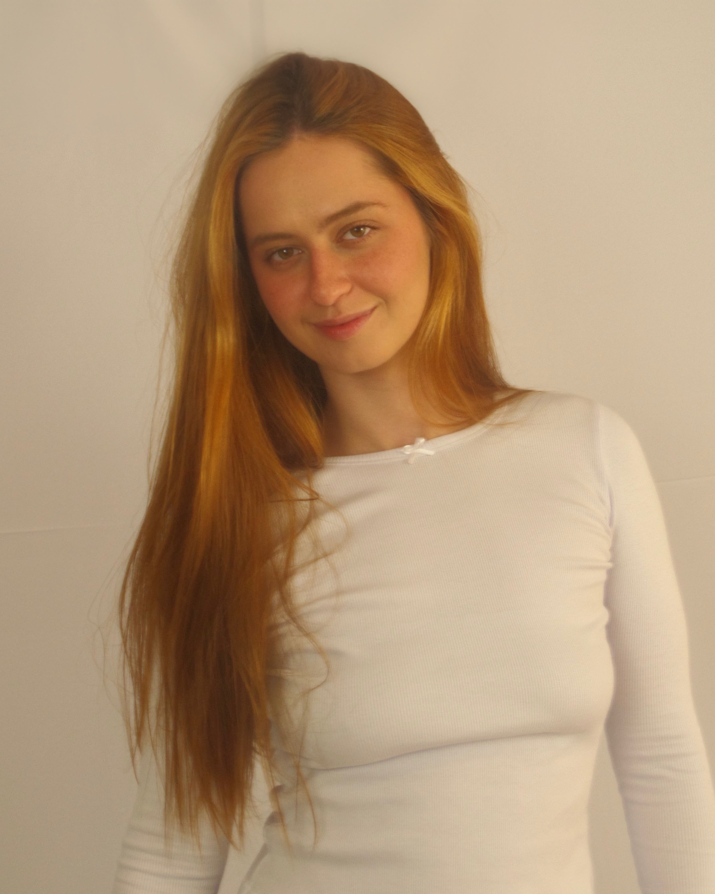 Blusa Canelada Longa Snowdrop Branca