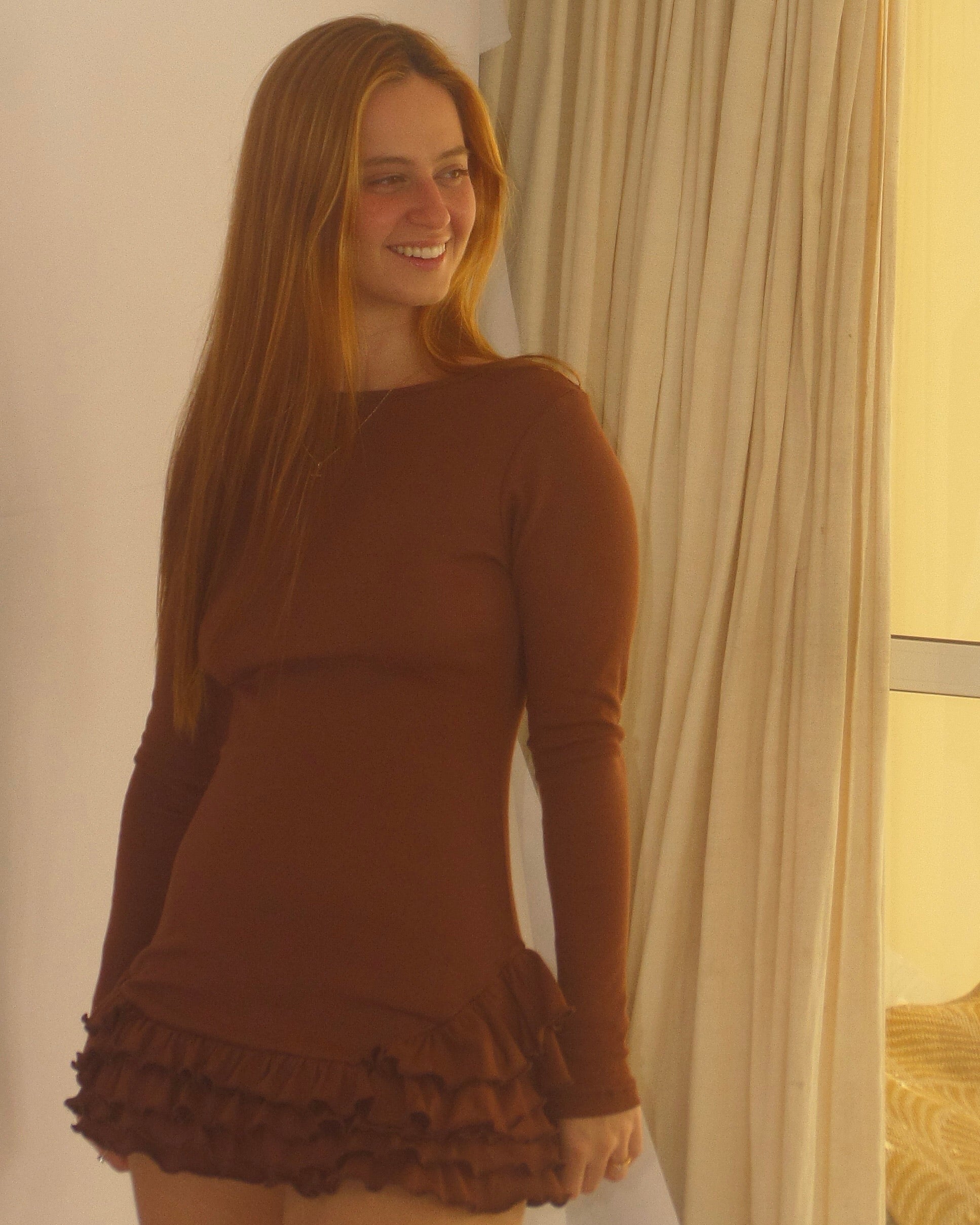 Vestido Marrom - Bunnies Dream World